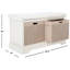 Banc de rangement à tiroirs Haugen-2063923605