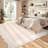 Scalloped Washable Rug Area Rugs for Living Room Modern Rugs Abstract Non-Slip Accent Carpet for Dining Room Home Office Bedroom-523035153-523035159