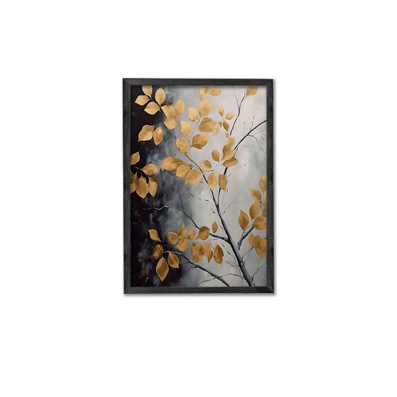 Ensemble de 3 panneaux décoratifs élégants en bois aggloméré, cadre en bois massif, 13,4 x 19,3 x 0,6 pouces | Œuvre d'art 100% MDF avec impression numérique | Parfait pour le salon, la chambre à coucher et le bureau, design élégant et moderne