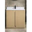 Meuble-lavabo simple 36 po avec plateau en quartz Bueche
