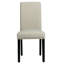 Chaises de salle à manger rembourrées en lin avec dossier haut et siège rembourré 2 pièces Red Barrel Studio®-418564022
