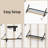 34 Inch Wall Mount Pot Rack With 20 Sturdy Hooks Solid Wood Pot and Pan Hanger Organizer  Matte Black