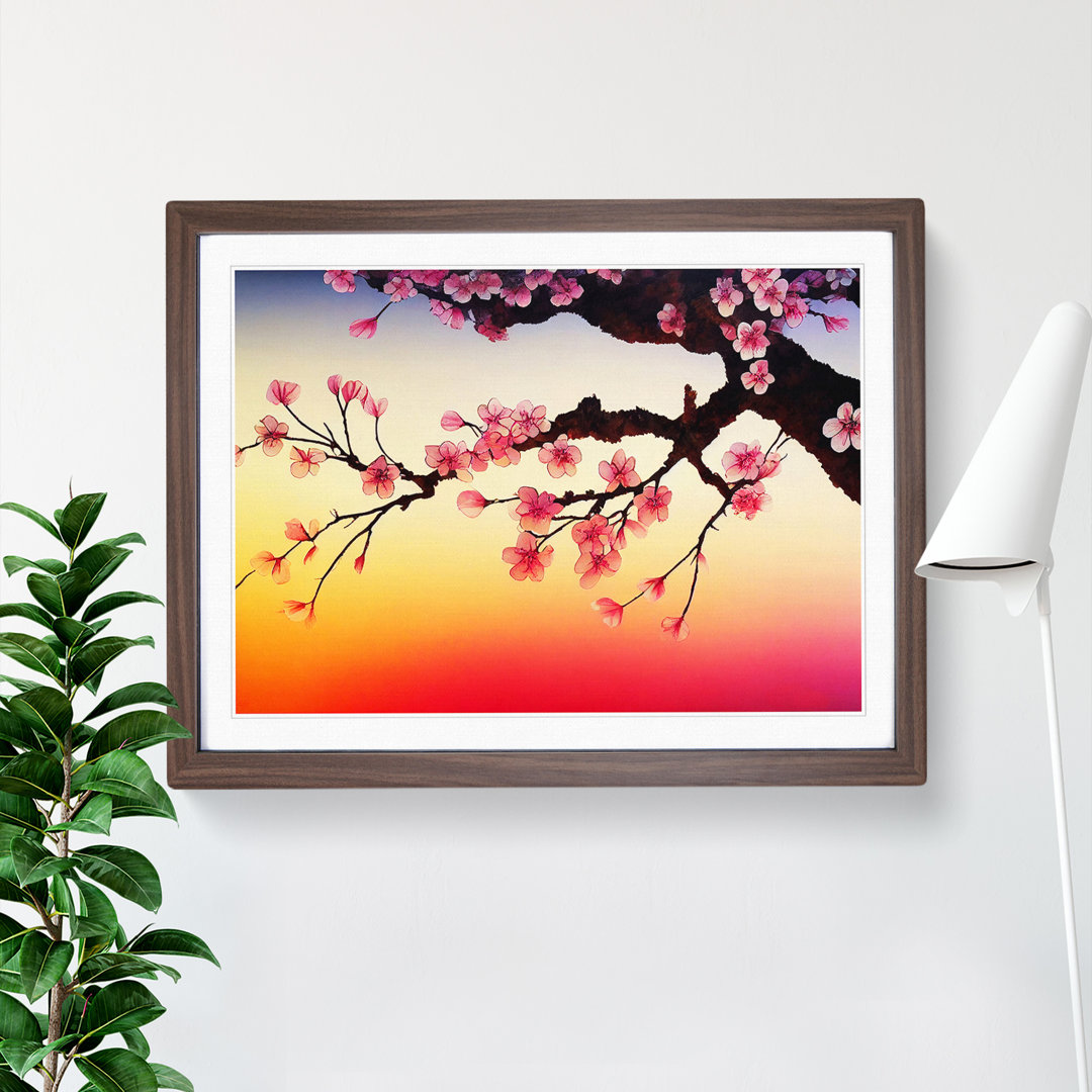 Miraculous Cherry Blossom Tree Flowers - Framed Print