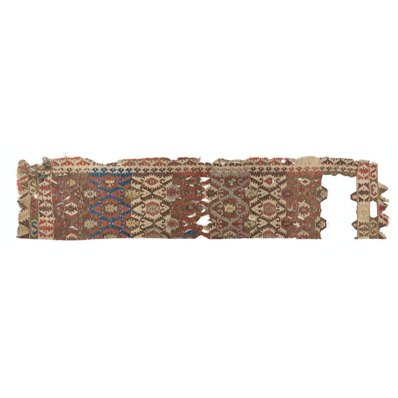 Fragment de kilim Sivrihisar antique d'Anatolie, 18e siècle