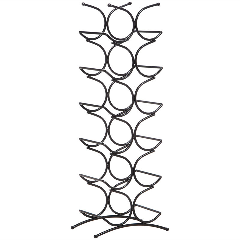 Arist Hanging Wine Bottle Rack Black