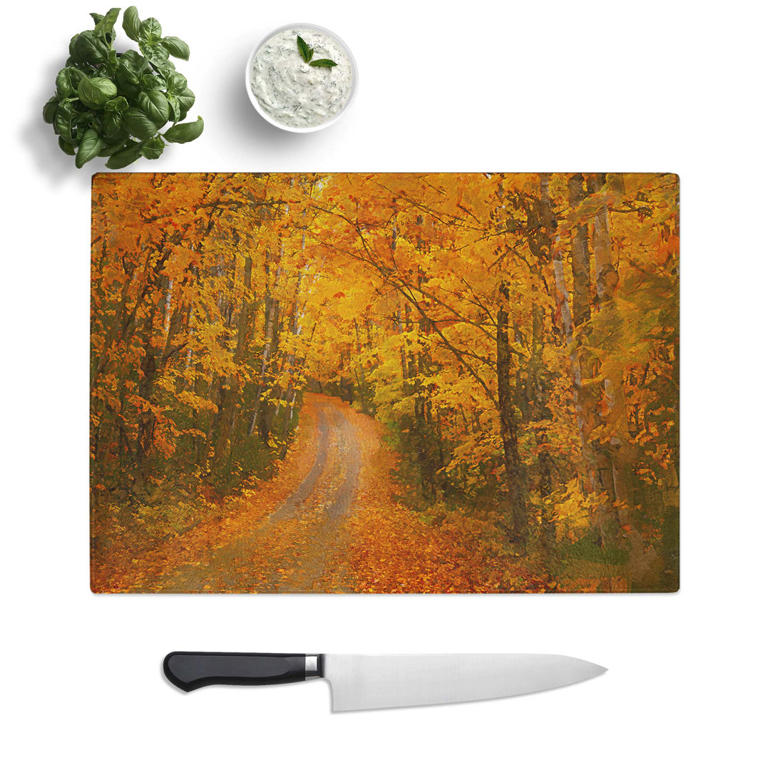 Glass Heading into The Forest in Abstract Chopping Board