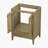 23.6" Single Bathroom Vanity Base Only in Natural