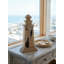 Décoration de phare 9 x 3,5 x 17,5 po