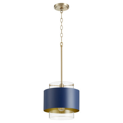 Luminaire suspendu cylindrique à 1 lumière Syren