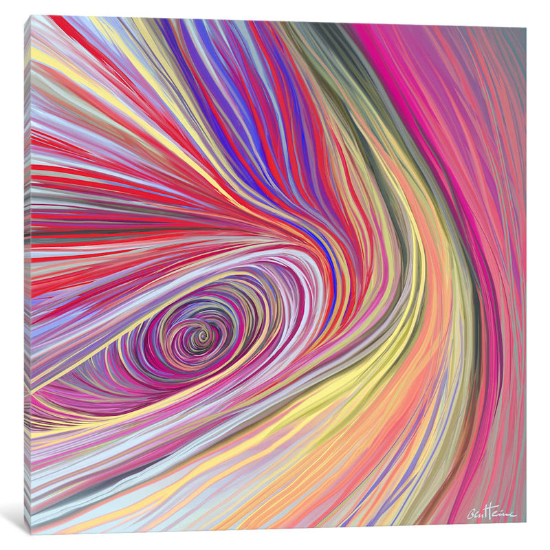 Pure Abstract III by Ben Heine - Print on Canvas, No Framed, 66.04 cm H x 66.04 cm W x 3.175 cm D