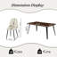Ensemble de table de salle à manger Hranislav Elegant 5 pièces 63 po-1221693926-1221693921