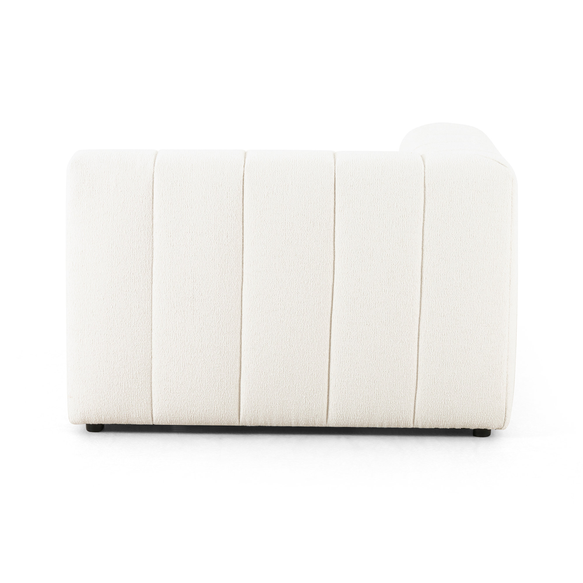 Bowry Upholstered Chaise Lounge, Fayette Cloud, Left Hand Facing