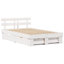 Bed Frame with Headboard Solid Pine Wood-1608597479-1608597482