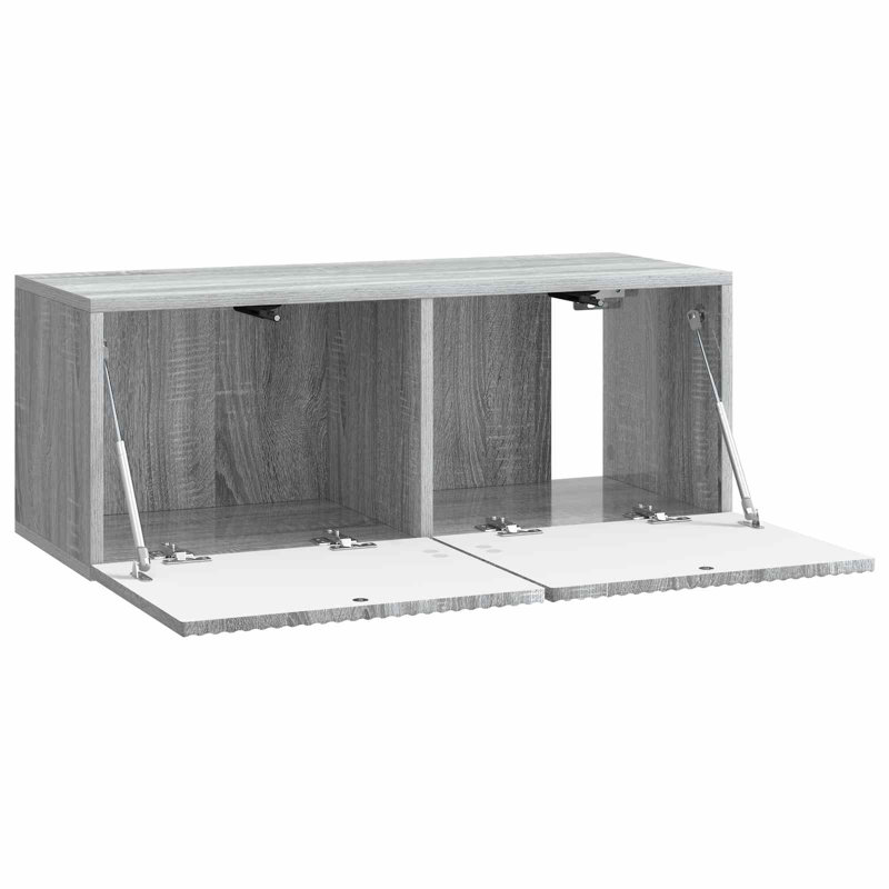 TV Stand, 30cm H x 78.5cm L x 31cm W, Grey Sonoma