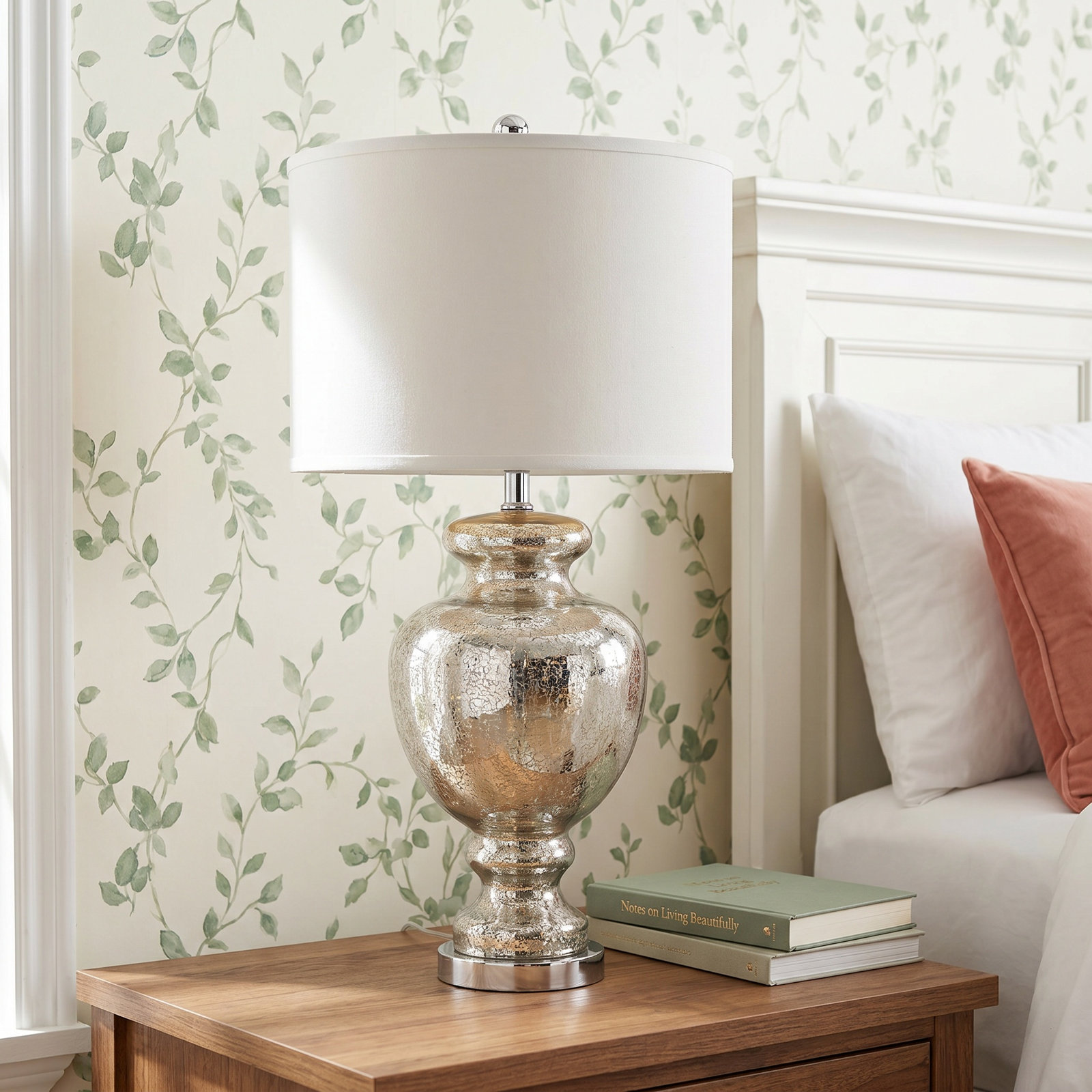 Briggs Table Lamp, Mercury Glass, 1