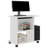 vidaXL Computer Desk White Engineered wood Compact Pull-Out-228641371