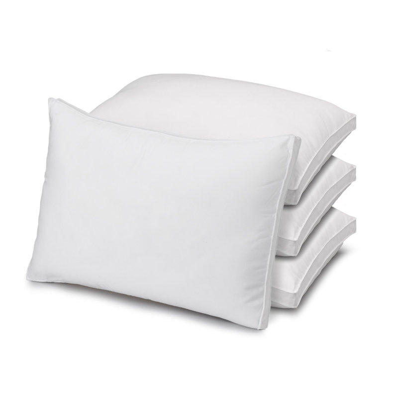 Exquisite Hotel Gel Fiber Plush Pillow, Queen Pillow: 20" x 30"