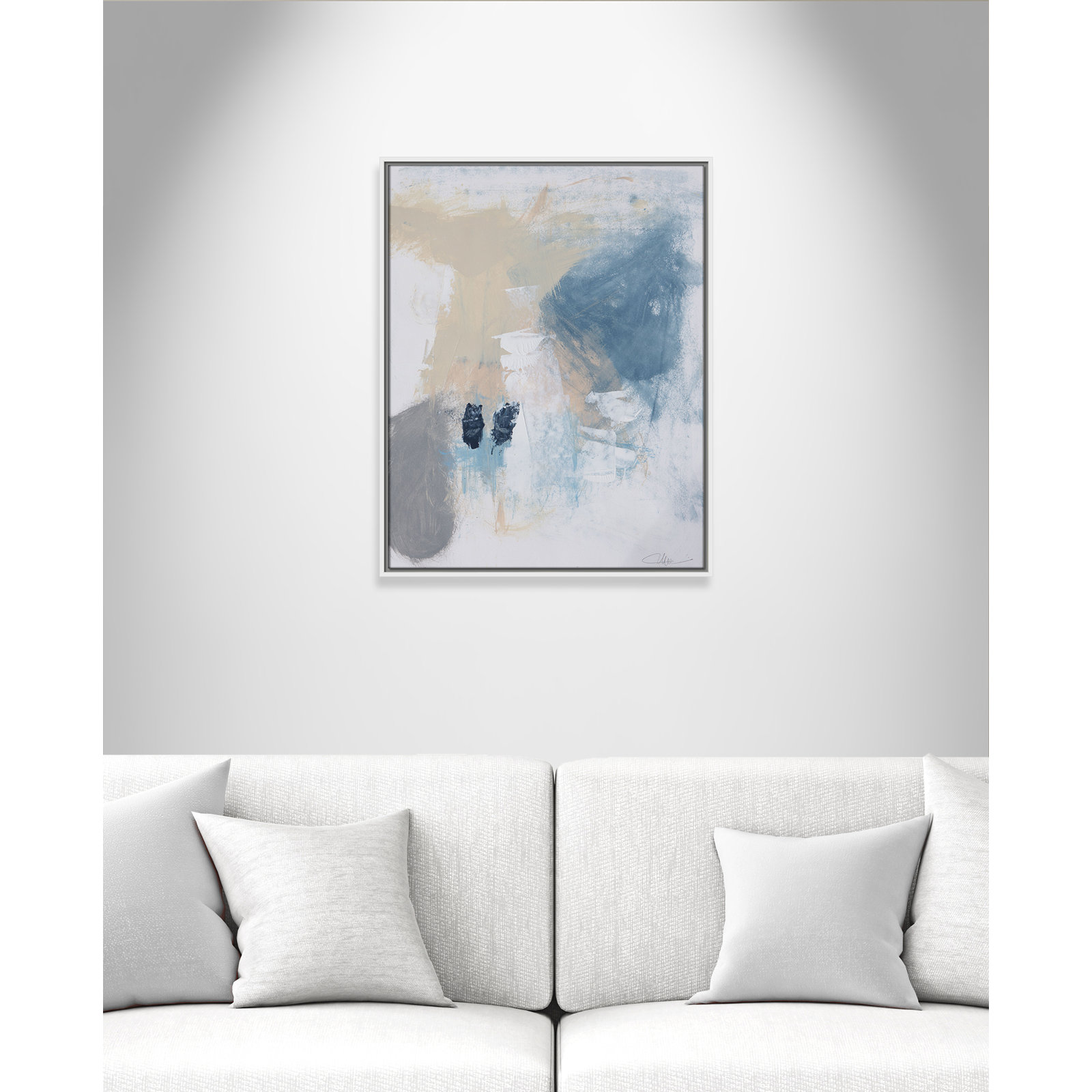 Coastal Carnival II Print by Casa Fine Arts, No Mat, 29.5" H x 23.5" W x 2" D, White Floater Framed Canvas