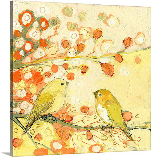 «Noleen The Conversation», reproduction d'art sur toile, H 16 po x l 16 po x P 1,25 po