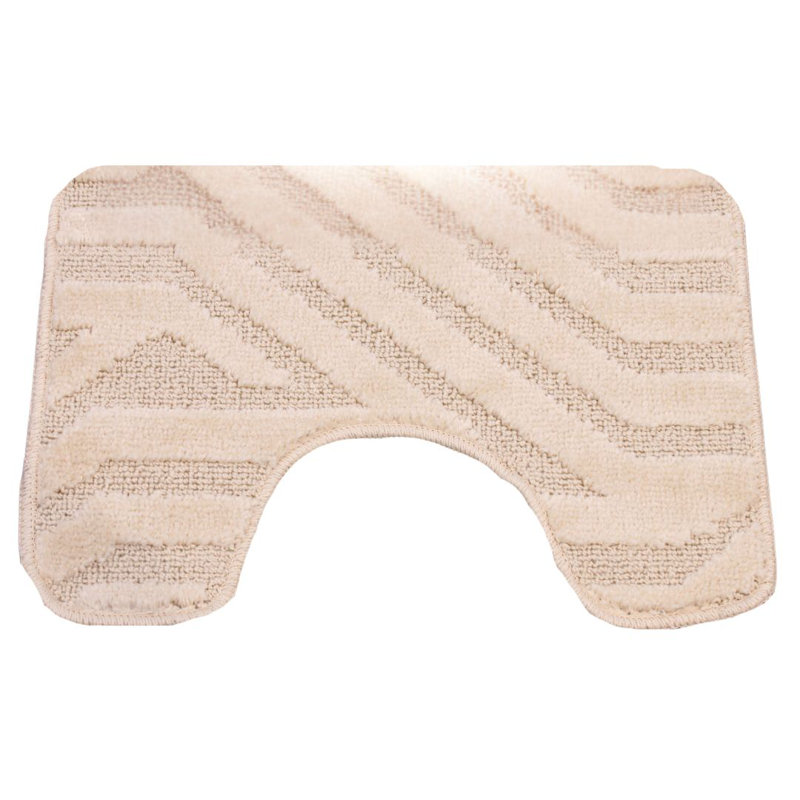 Polypropylene Plastic Bath Mat, Beige
