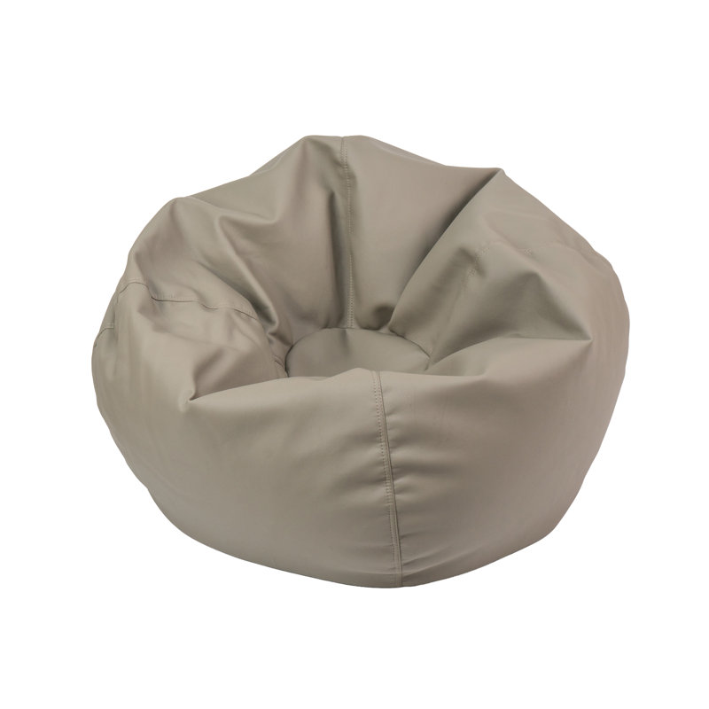 SoftScape Classic Adult Bean Bag, 19" H x 35" W x 35" D, Taupe