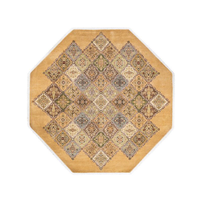 Classic One-of-a-Kind 8' 1" X 8' 1" Hand Knotted Area Rug
