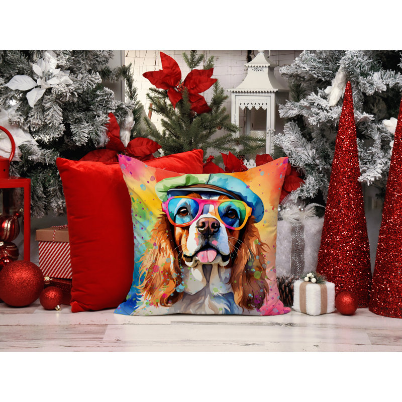  Coussin décoratif intérieur / extérieur en polyester Autre / Sans motif, 18 po x 18 po