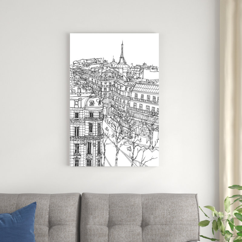 B&W City Scene IX, H 36 po x l 24 po x P 1,25 po