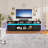 71 Inch High Gloss LED TV Stand with Power Outlets, Modern Tall Entertainment Center for TVs Up to 80 Inch, Gaming Media Console for Living Room-629248779-617229297-606458044