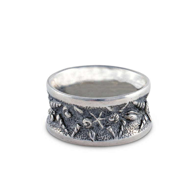 Coastal Tide Pool Metal Napkin Ring