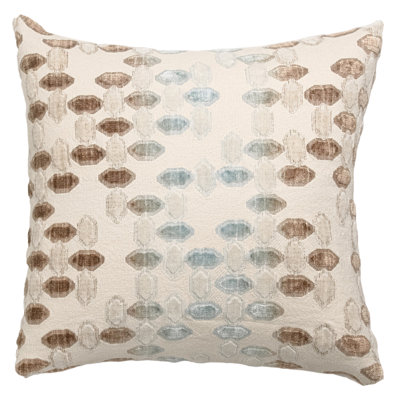 Jewel Square Woven Jacquard Pillow