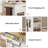 Rolling Wooden Kitchen Island With Drawer, Kitchen Cart With Storage Cabinet On Wheels-436461458