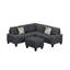 Canapé modulaire 6 pièces rembourré-678056152