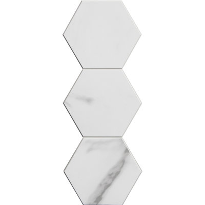 2.91 in. W x 9.92 in. L Fireplace Surround and Shower Peel and Stick Mosaic Tile