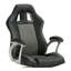 Black and Grey Swivel Office Chair with Casters