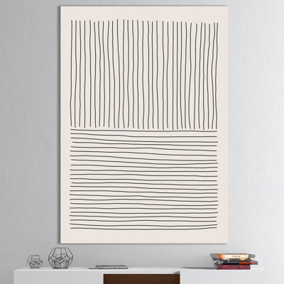 Minimal Geometric Lines III - impression sur toile tendue