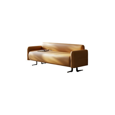 Banc de rangement en microfibre Chaynee
