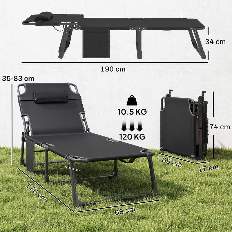 190cm Long Single Chaise