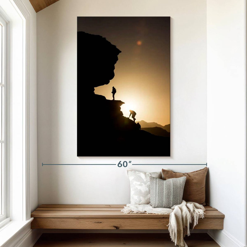 Senne Dusky Rock Climbing, 51" H x 34" W