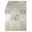Super Tibetan hand-knotted Wool/Bamboo Silk Ivory Area Rug