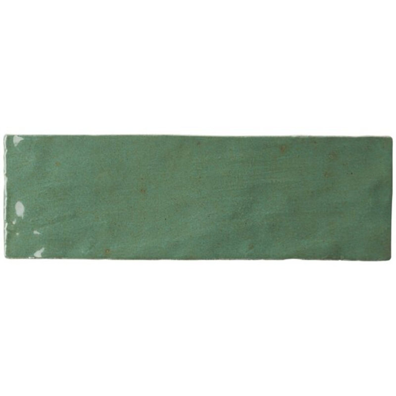 Portmore 3x8 Glazed Ceramic Tile, Green