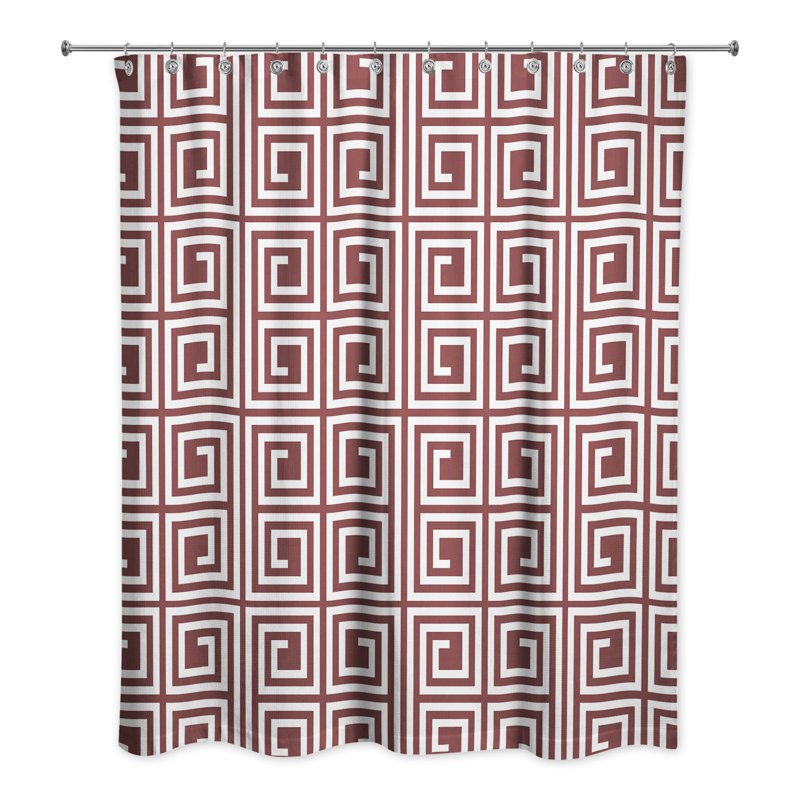 Rideau de douche Ruchy, Rouge