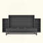 Lit escamotable avec tiroirs et tablettes de rangement spacieux, idéal pour les chambres d'amis ou les chambres compactes-236565077
