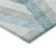 Machine Washable Indoor/Outdoor Claudian ACN1241 Teal Rug