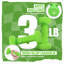 Haltère néoprène - 3 lb - vert clair - paire