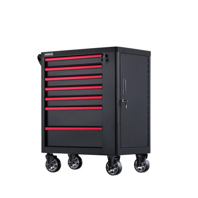 30.1'' W Stainless Steel Bottom Rollaway Chest with Wheels