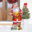 Célébrer avec une figurine de père Noël