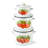 Strawberry Enamelware Steel Pot with Lid