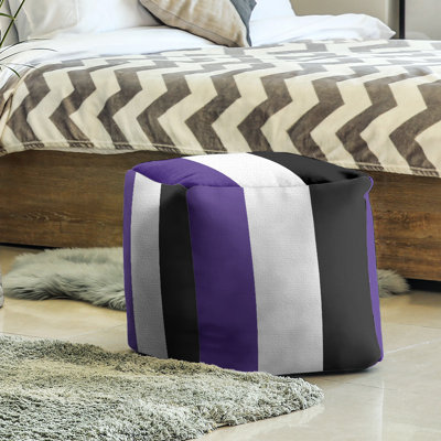 Repose-pieds cube la ours college stripes