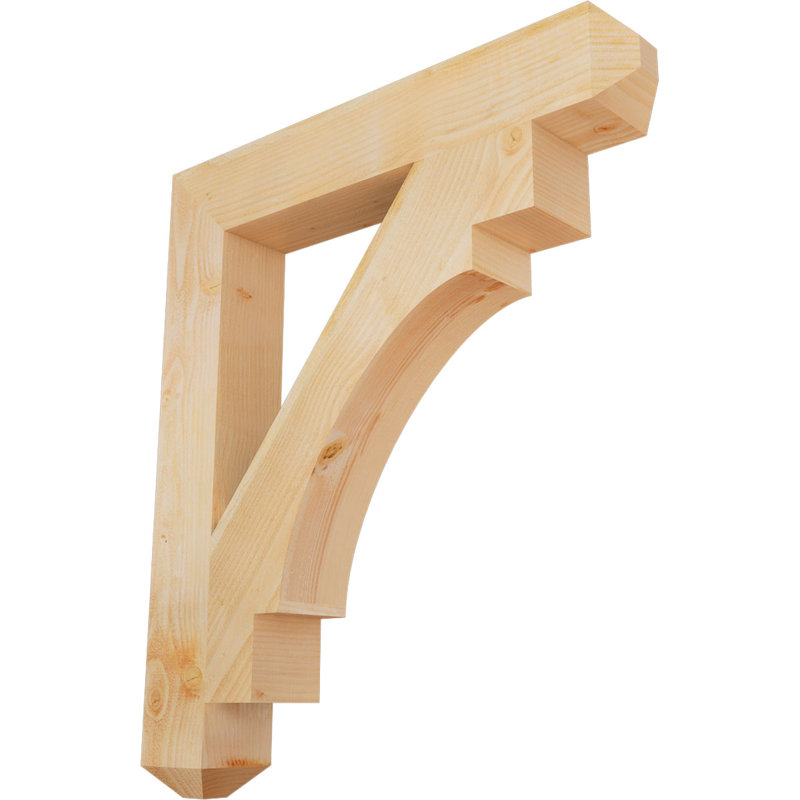 Support pour scie rugueuse, sapin Douglas, l 6 po x P 38 po x H 44 po, Sapin de Douglas, H 44 po x l 6 po x P 38 po